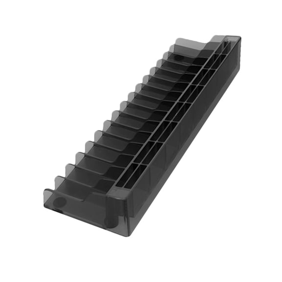 Luxshiny Black Plastic Game Card Holder for Gaming Fans, Simple Design, Storage, 1 Pack