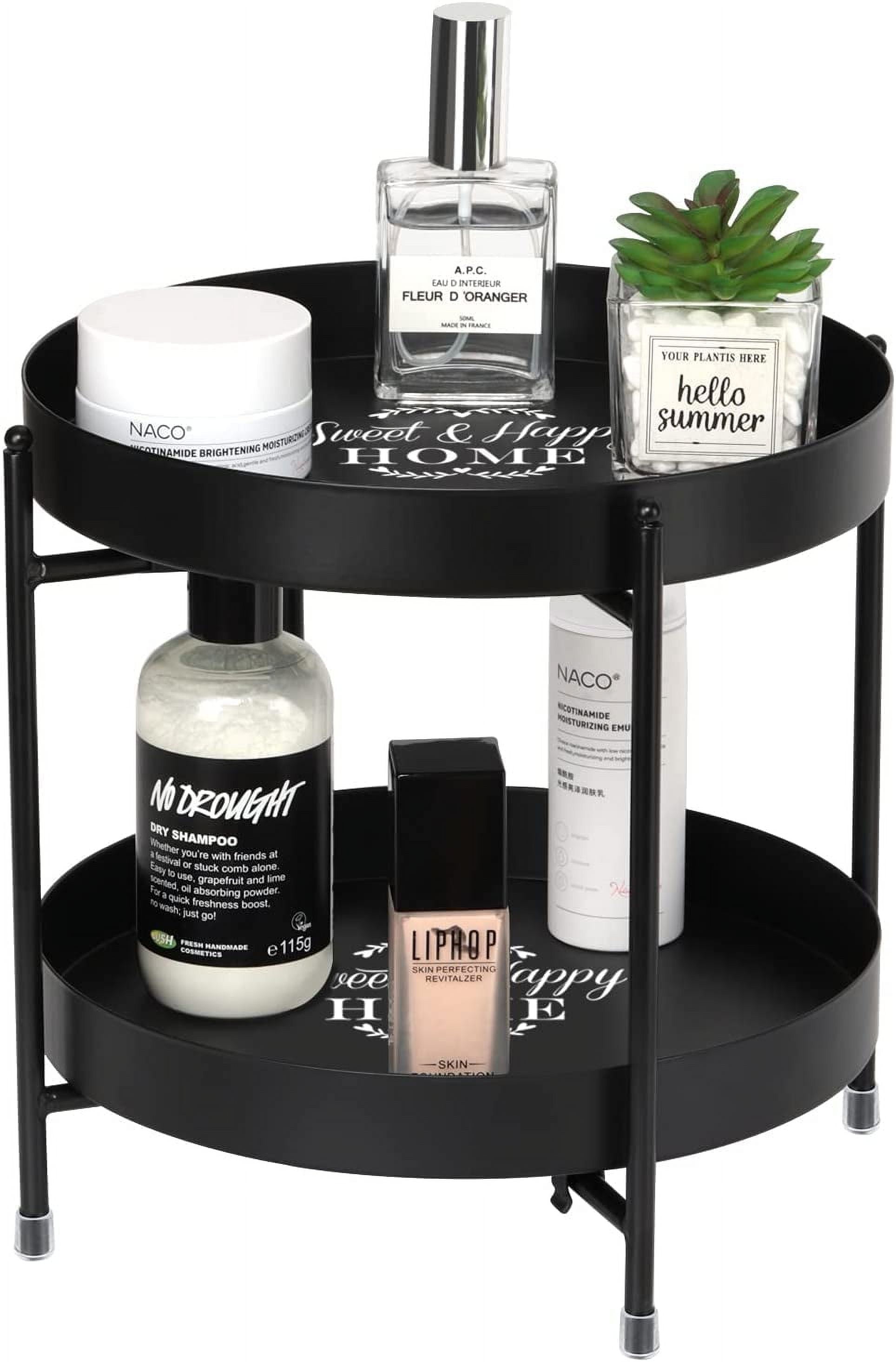 Luxspire 2Tier Bathroom Countertop Organizer, Vanity Trays, Makeup