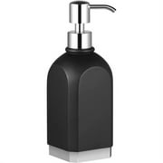 Luxspire Hand Soap Dispenser, 14.5oz/430ml Hand Lotion Dispenser Container Refillable Liquid Hand Soap Jar, Resin Dish Soap Dispenser Pump for Guest Bathroom Kitchen Laundry,, Matte Black
