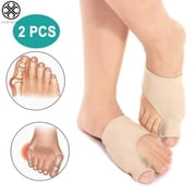 Luxtrada 1 Pair/2pcs Hallux Valgus Toes Corrector Big Toe Separator Protector Bunion Sleeve Straighteners Bunion Corrector Regulator Sock Feet Care Tool