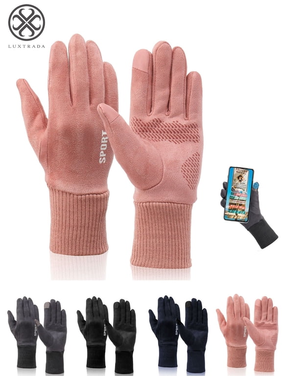 1 Pairs Unisex Insulated Touch Screen Gloves Warm Texting Gloves Winter Thermal Insulation Men Women Warm