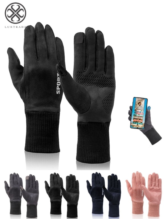 1 Pairs Unisex Insulated Touch Screen Gloves Warm Texting Gloves Winter Thermal Insulation Men Women Warm