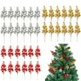thumbnail image 1 of Luxtrada 12 Pcs 7.9 Inch Artificial Christmas Tree Picks Decoration and Christmas Tree Filler Ornaments,DIY Xmas Wreath, Holiday and Home Decor (Silver), 1 of 7