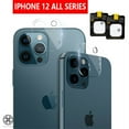 thumbnail image 1 of Luxtrada (2 Packs) iPhone 12 Tempered Glass Camera Lens Screen Protector Cover, 1 of 11