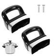 thumbnail image 1 of Luxtrada 2 Pcs Pot Short Side Handles Replacement Pot Handle Side Metal Pressure Pan Handle Ear Replacement Universal Pan Side Handle for Home Kitchen Cookware, 1 of 7