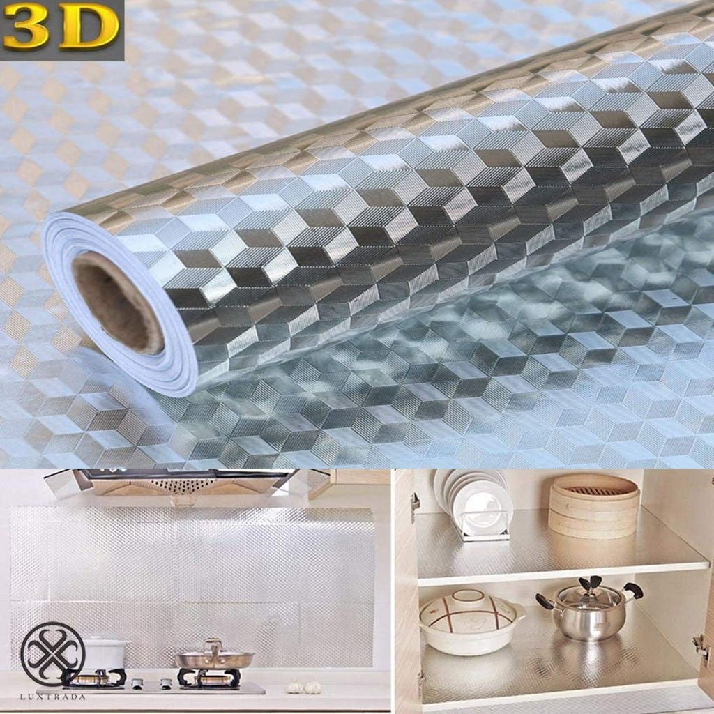 Luxtrada 2Pack Waterproof Oil-Proof Kitchen Wall Sticker Self Adhesive ...