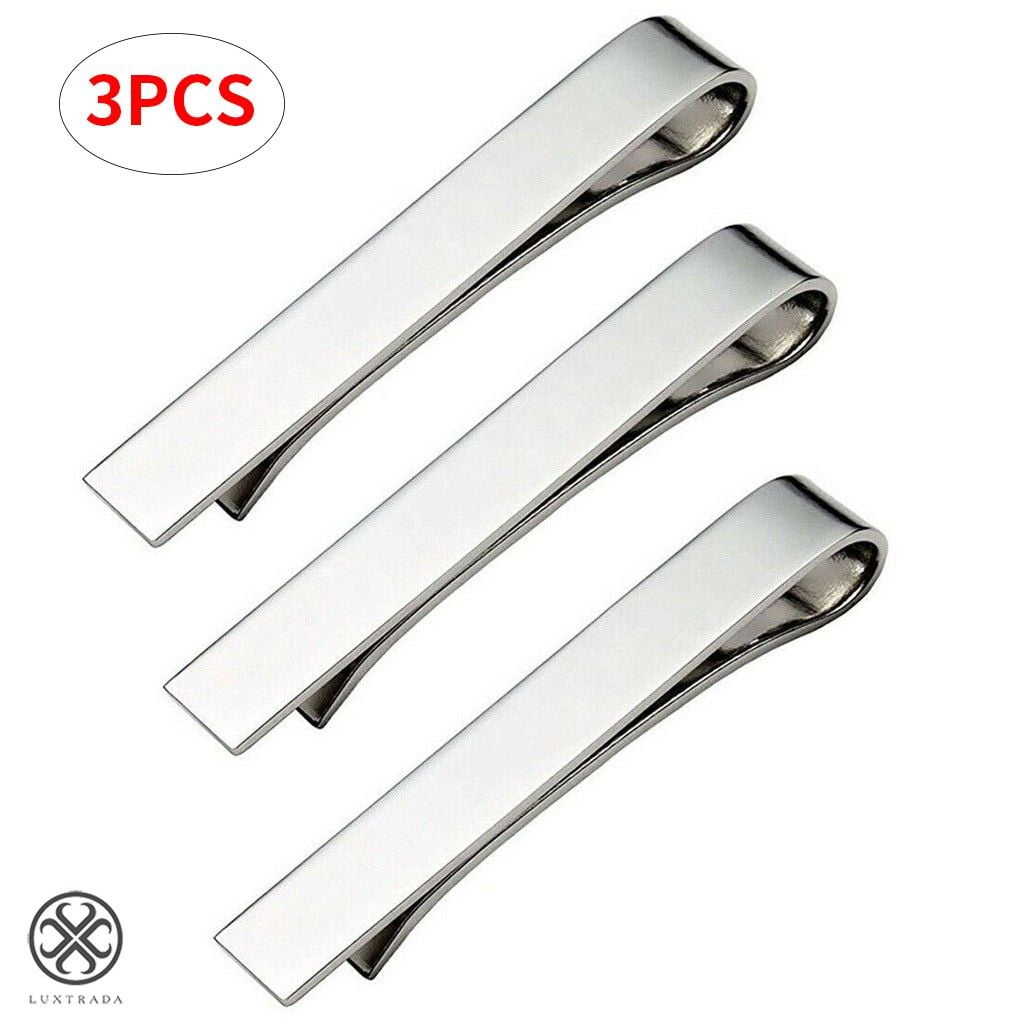 『GLAD CLIP GOLD』 Metal Gold Colored Snap Clip for All Hair Types - Pack of 6