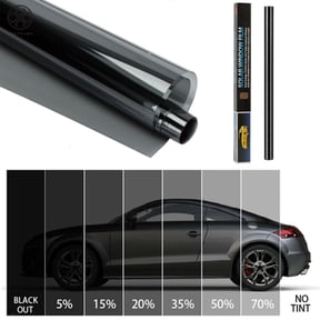Luxtrada 35% Uncut Roll Window Tint Film Charcoal Black Car Glass Office