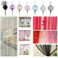 thumbnail image 1 of Luxtrada 39"x78" Tassel Curtains Door Beads Curtains - String Curtain 100x200cm Bead Curtain for Doorway Thread Fringe Window Panel Room Divider Cute Strip Tassel Party Events (Purple), 1 of 10