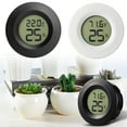 thumbnail image 1 of Luxtrada 4/1pcs Hygrometer Thermometer Mini LCD Digital Thermometer Hygrometer Indoor Outdoor Temperature Humidity Meter Detector Round Tester, 1 of 8