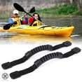 thumbnail image 1 of Luxtrada 4/2Pcs 12 Inch Rubber Universal Carry Grab Handle Replacement Black for Kayak Boat Canoe, 1 of 9