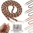 thumbnail image 1 of Luxtrada 45" Purse Chain Strap-Handbags Replacement Chains Metal Chain Strap for Wallet Bag Crossbody Shoulder Chain Brown, 1 of 7