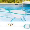 thumbnail image 1 of Luxtrada 5ft Swimming Pool Leaf Skimmer Net, Aluminum Pole 3 Sections, Fine Mesh Netting Clean Spas, Ponds, 1 of 9