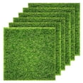 thumbnail image 1 of Luxtrada 6 Pcs Fake Grass for Dollhouse Miniatures Garden, Life-Like Fairy Lawn Artificial Grass, Artificial Grass for Crafts Decoration, 5.9"x5.9", 1 of 9