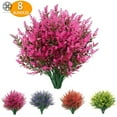 thumbnail image 1 of Luxtrada 8 Bundles Outdoor Artificial Flowers Vine Plants, Faux Greenery for Indoor Outside Hanging Plants Garden Porch Window Box Home Wedding Farmhouse Decor, 1 of 9