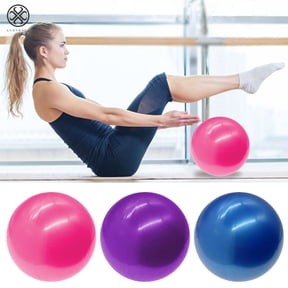 Luxtrada Anti-Burst Exercise Yoga Balance Ball - Fitness Stability Training Ball with Air Pump for Pilates Workouts Weight Loss, Home Gym (Blue)