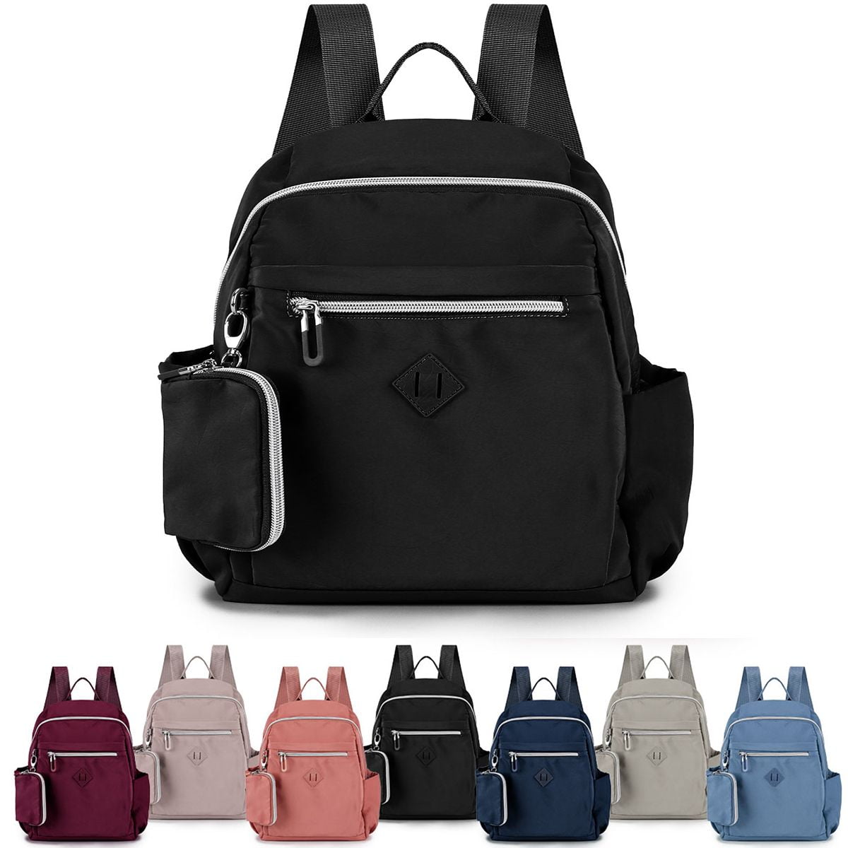 Mini Anti-Theft Waterproof Backpack with Coin Purse Lightweight Travel Gustave Mini Nylon Backpack, Lightweight, Anti-theft, Travel  main image 3