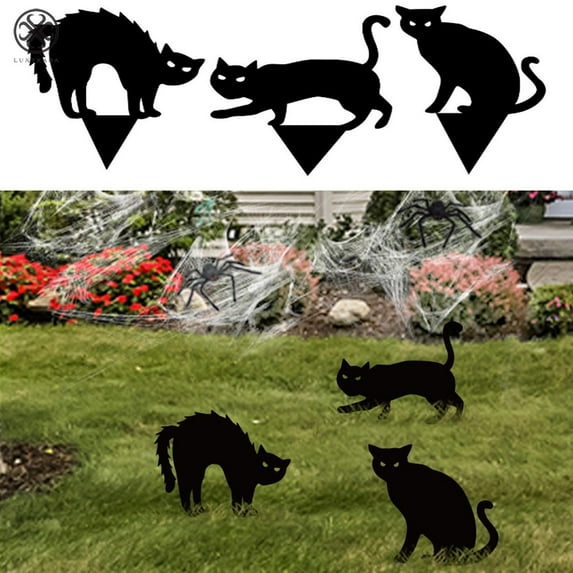 Luxtrada Black Garden Ornaments