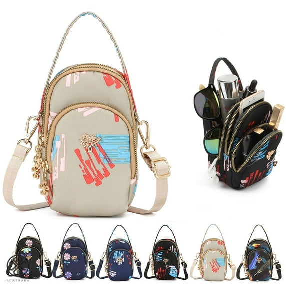 Luxtrada Cell Phone Purse Multi-Pocket Crossbody Phone Bag, Smartphone Wallet for Women , Handbag with Shoulder Strap