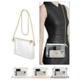 thumbnail image 1 of Luxtrada Clear Purse for Women Stadium Approved, Transparent Crossbody Bag for Concert Sports (Glod), 1 of 8