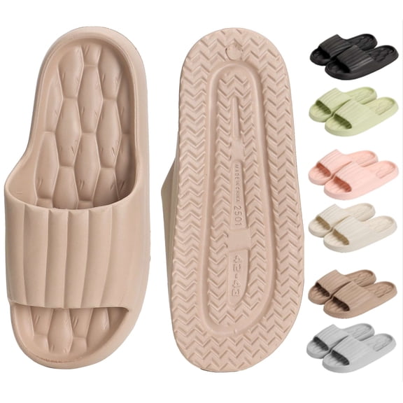 Luxtrada Clouds Anti-Slip Slippers Women Men Quick Drying Slippers Cloud Sandals Pool Slides Shoes Bathroom Slides Sandals House Slippers for Unisex