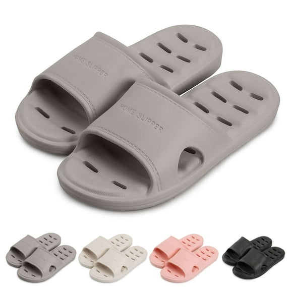 Luxtrada Clouds Anti-Slip Slippers for Women and Men Non Slip Quick Drying Shower Slides Bathroom Sandals Pillow Slippers