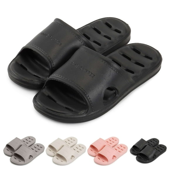 Luxtrada Clouds Anti-Slip Slippers for Women and Men Non Slip Quick Drying Shower Slides Bathroom Sandals Pillow Slippers