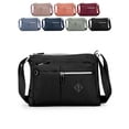 thumbnail image 1 of Luxtrada Crossbody Bag For Women Waterproof Lightweight Casual Shoulder Handbag Purse Bookbag (Black), 1 of 9