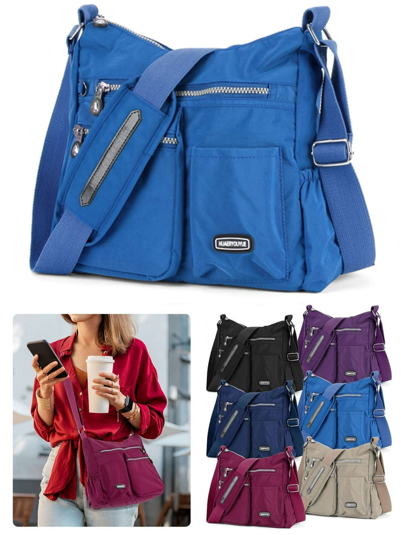 Luxtrada Womens Nylon Solid Crossbody Lightweight Water Luxtrada Womens Nylon Solid Crossbody Lightweight Water