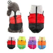 Luxtrada Dog Jackets for Winter Windproof Waterproof Cozy Dog Coat for Cold Weather Warm Apparel Clothes Puppy Dog Vest for Small Medium Dogs (Red Black,XS)