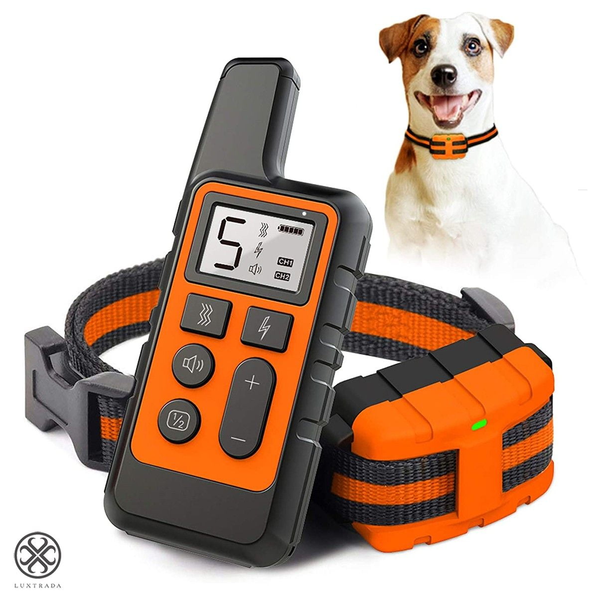 Luxtrada Dog Training Collar Rechargeable Remote Control Electric