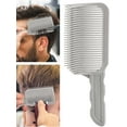 thumbnail image 1 of Luxtrada Fading Comb Professional Barber Clipper Blending Flat Top Hair Cutting Comb Heat Resistant Gradient Comb Salon Styling Tools, 1 of 9