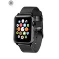 thumbnail image 1 of Luxtrada For Apple Watch Band 42MM/44MM, Stainless Steel Mesh Milanese Loop Wristband iWatch Band for Apple Watch SE Apple Watch Series 8/ 7 / 6 / 5 / 4 / 3 / 2 / 1 Nike+ Edition Sport (Black), 1 of 7