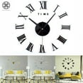 thumbnail image 1 of Luxtrada Frameless Clock Large Wall Decals, 1 of 7