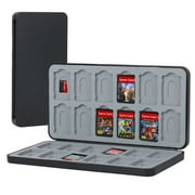 Luxtrada Game Card Case for Switch, Storage Case Fit for Nintendo Switch, SD Memory Card, Game Card Protective Carry Case, Game Card Holders Organizer Travel Storage Safekeeping