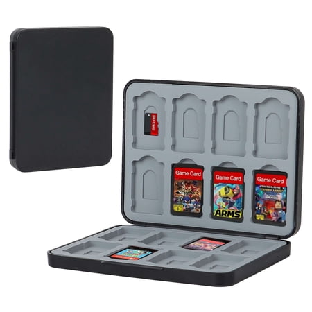 Luxtrada Game Card Case for Switch, Storage Case Fit for Nintendo Switch, SD Memory Card, Game Card Protective Carry Case, Game Card Holders Organizer Travel Storage Safekeeping