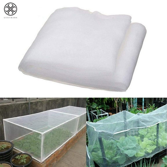 Luxtrada Garden Mosquito Netting Bug Insect Net Hunting Barrier Blind Garden Insect Net Plant Covers Protection Net Garden Control Anti-Bird Mesh Net