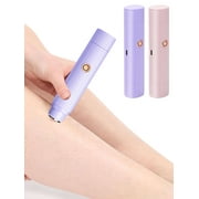 Luxtrada Hair Removal for Women, Rechargeable Hair Removal Device, Painless Face Electric Razor/Shaver for Lip, Arms, Face, Peach Fuzz Purple