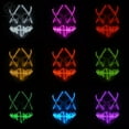 thumbnail image 1 of Luxtrada Halloween LED Glow Mask Cosplay Led Costume Mask EL Wire Light Up The Purge Movie (Orange)(not included AA batteery), 1 of 4