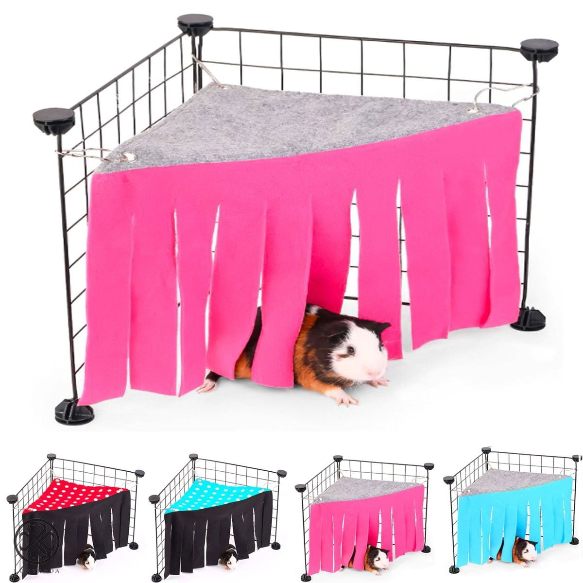 Photo inspiration: Picture Idea: Luxtrada Hideout For Guinea Pigs Corner Fleece Forest Hideaway Pet