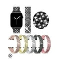 thumbnail image 1 of Luxtrada Jewelry Band Compatible with Apple Watch Band 44mm 42mm 40mm 38mm Women Men Dressy Bling Diamond Shiny Stainless Metal Replacement Strap for Apple Watch SE iWatch Band Series 8 7 6 5 4 3 2 1, 1 of 6