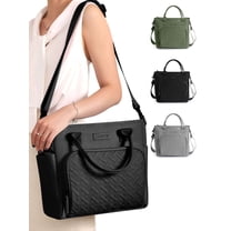 Luxtrada Lunch Bag Lunch Box Women - Leakproof Insulated Lunch Cooler Bag Lunch Tote Bags for Women (Black)