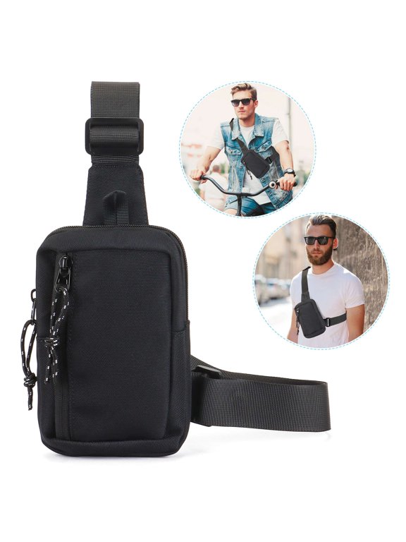Men Chest Bag Outdoor Travel Sport Shoulder Pack Crossbody Sling Backpack Oxford