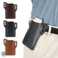 thumbnail image 1 of Luxtrada Men's Cell Phone Belt Pack Bag Loop Waist Holster Pouch Case​ Holster Pouch (Black), 1 of 7