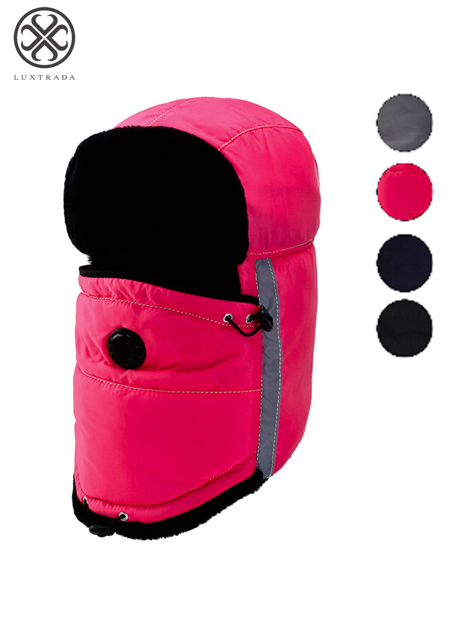 Luxtrada Mens Winter Russian Aviator Hat Trooper Ear Flap Snow Ski