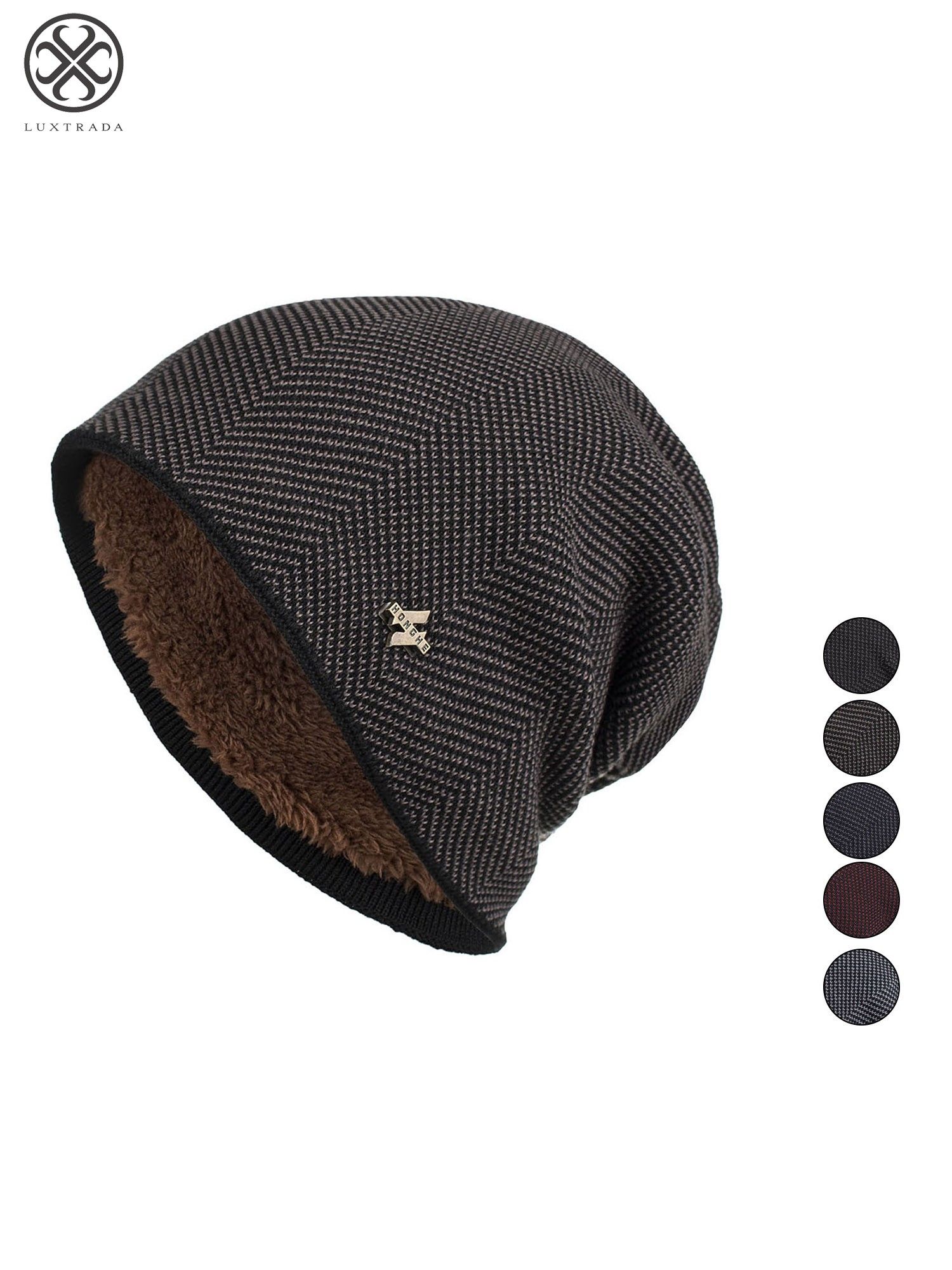 Men\'s Winter Knitting Hats Plain Skull Beanie Cuff Toboggan Knit Cap Cuff Beanie Knit Hat Cap Slouchy Skull Ski Men Women Plain  main image 4