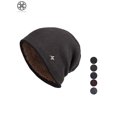 thumbnail image 1 of Luxtrada Mens Winter Warm Knitting Hats Plain Skull Beanie Cuff Toboggan Knit Cap (Coffee), 1 of 8