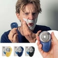 thumbnail image 1 of Luxtrada Mini Portable Electric Razor for Men USB Rechargeable Shaver Beard Trimmer Gifts (Yellow), 1 of 12