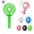 thumbnail image 1 of Luxtrada Mini Portable Handheld Fan Electric Fans Portable Small Personal Portable Table Fan with Battery USB Rechargeable(Green), 1 of 8