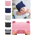 thumbnail image 1 of Luxtrada Newborn Baby Beanie Preemie Boys Hats Autumn Winter Newborn infant Hospital Hats for Girls 0-6 Months (Gray), 1 of 8